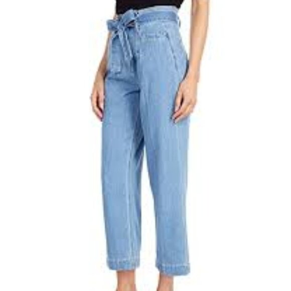 NWT Paige Nellie Self Belt Seaming Madison Jeans Size 28 - Picture 1 of 8